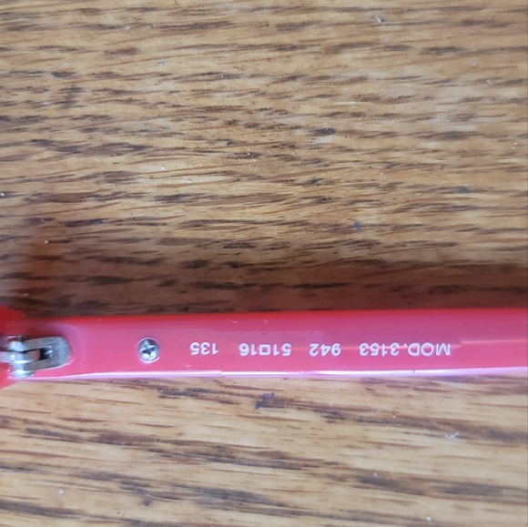 Versace Medusa Red Silver Hardware Small Medium Optical Glasses Frames - Picture 6 of 10